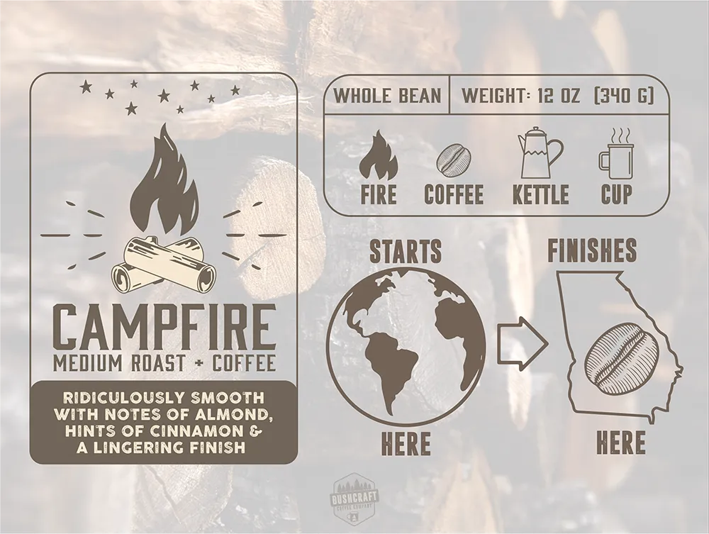 Bushcraft Coffee - Campfire Coffee | Medium Roast