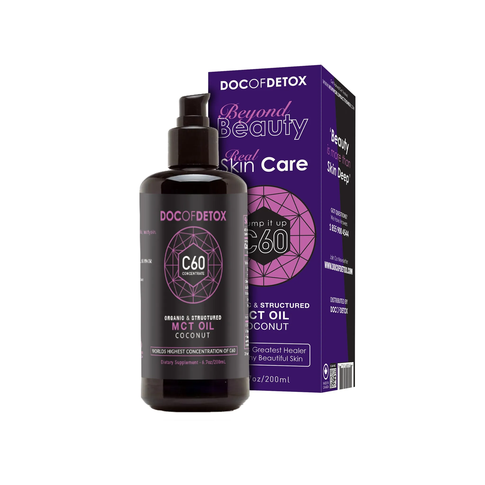 C60 in Organic MCT Coconut Oil