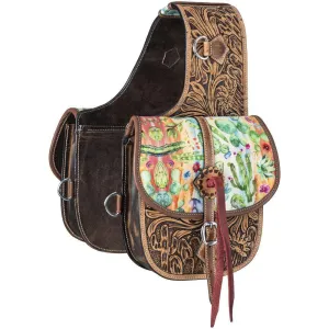 CACTUS LEATHER SADDLE BAG