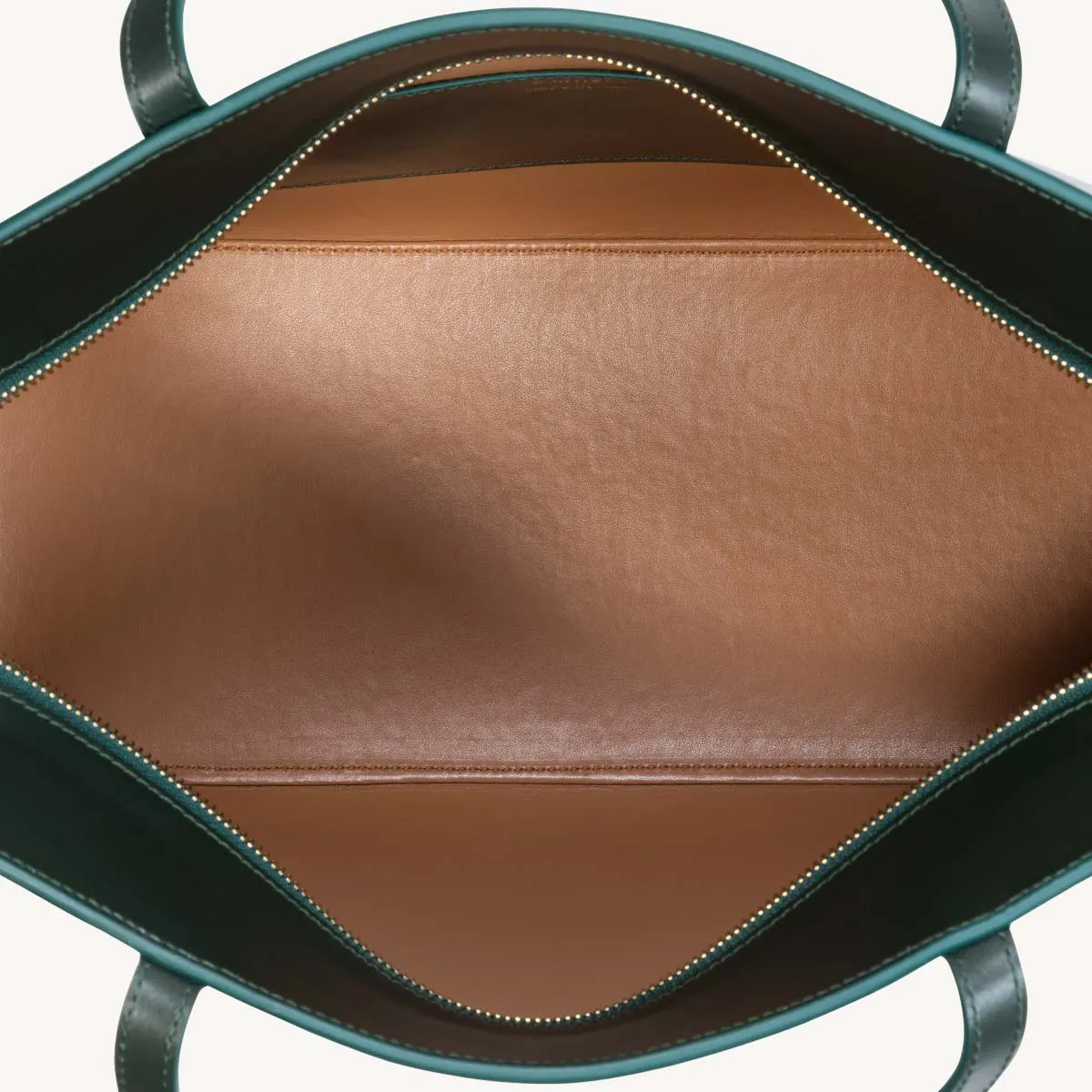 Calfskin Zippered Tote