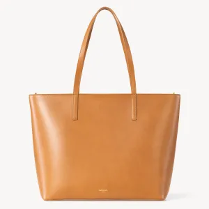 Calfskin Zippered Tote