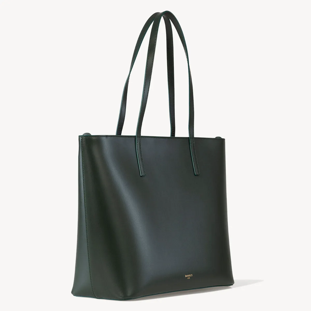 Calfskin Zippered Tote