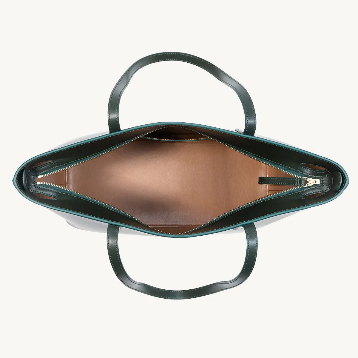 Calfskin Zippered Tote