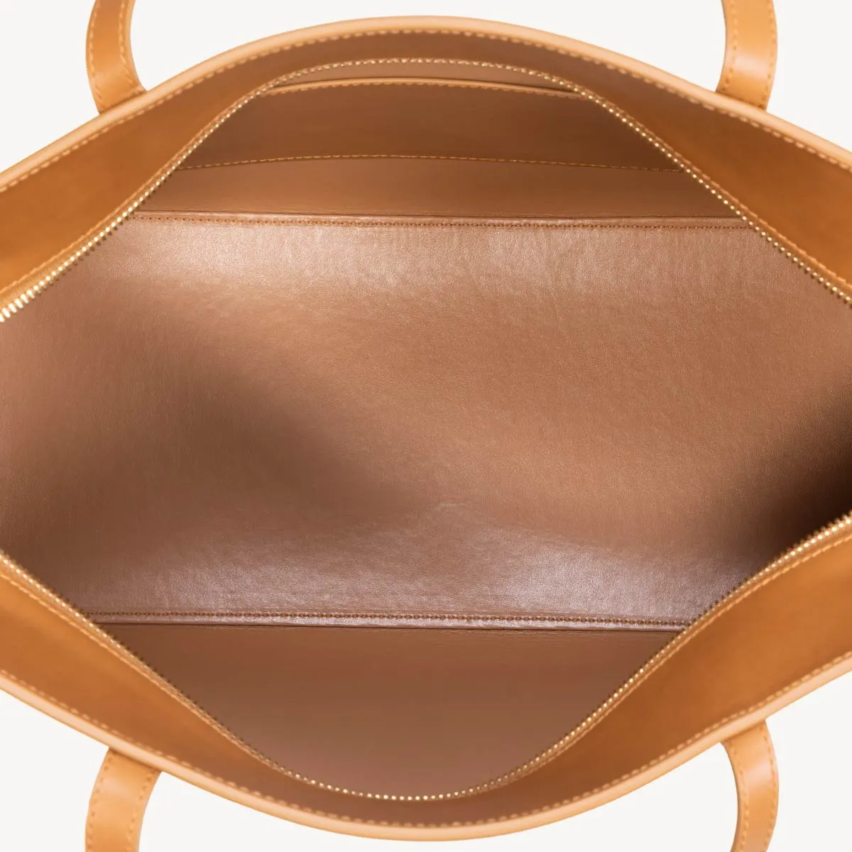 Calfskin Zippered Tote