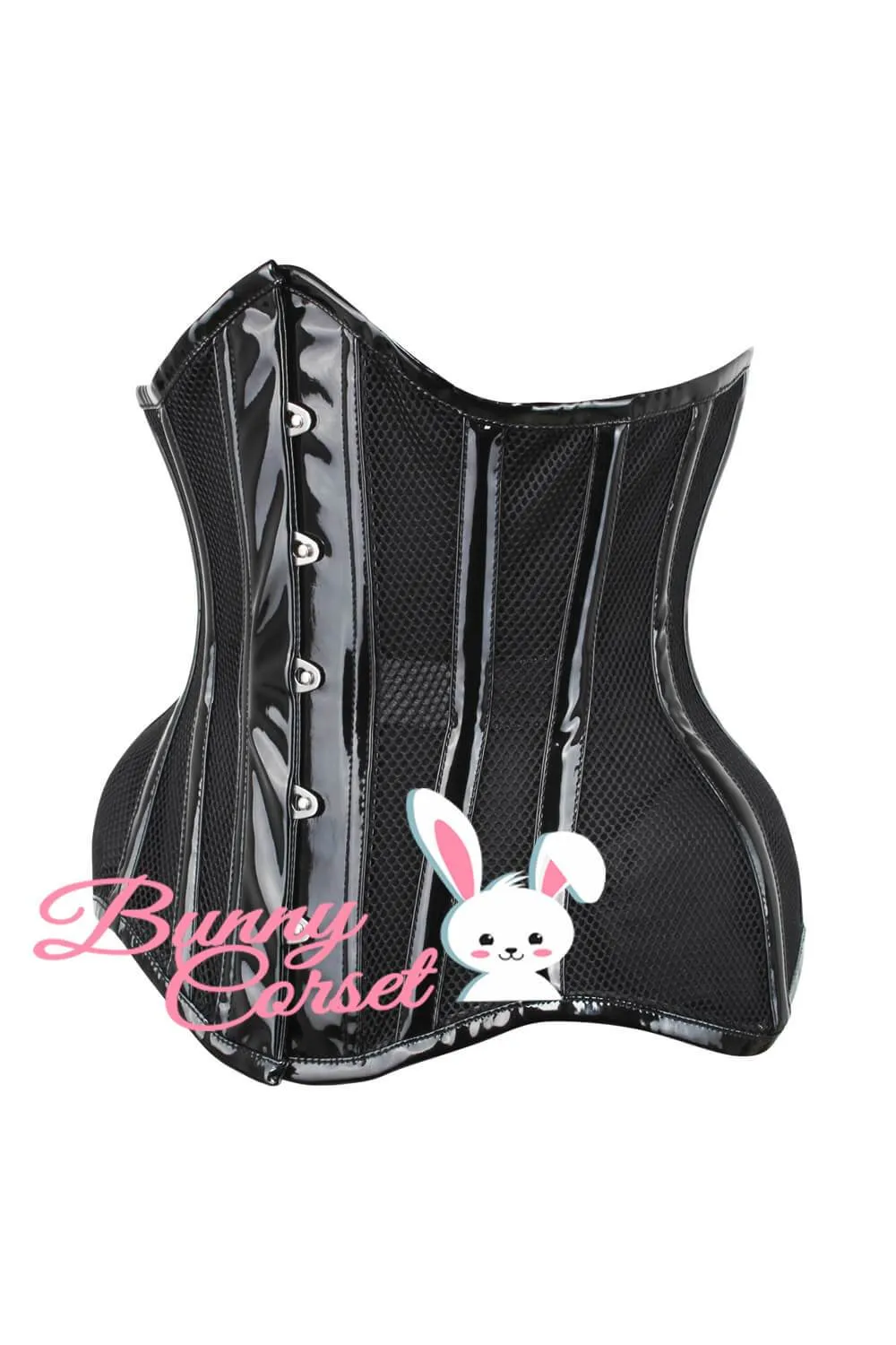 Camlo Underbust Black Mesh Corset