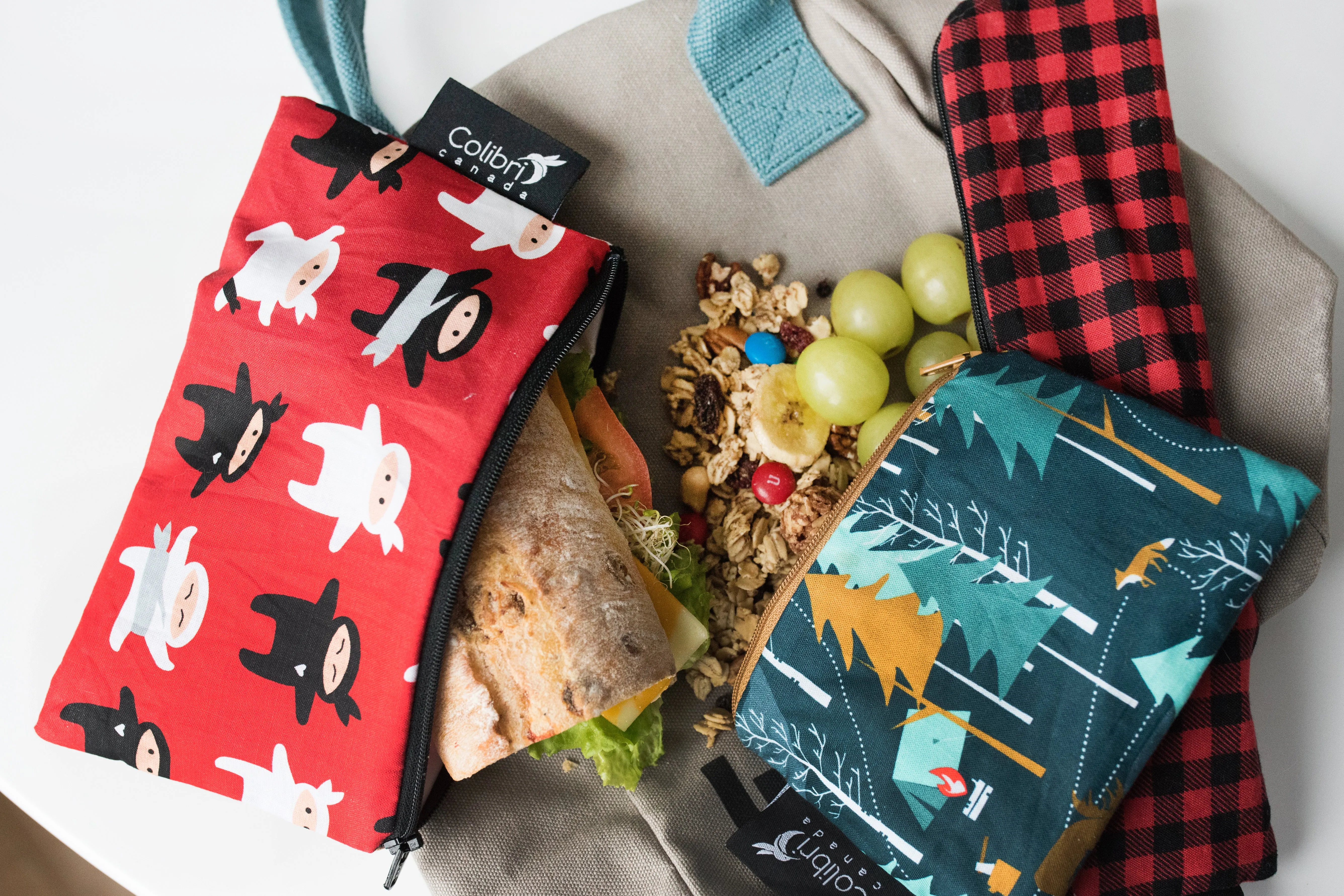 Camp Out Reusable Snack Bag - Small