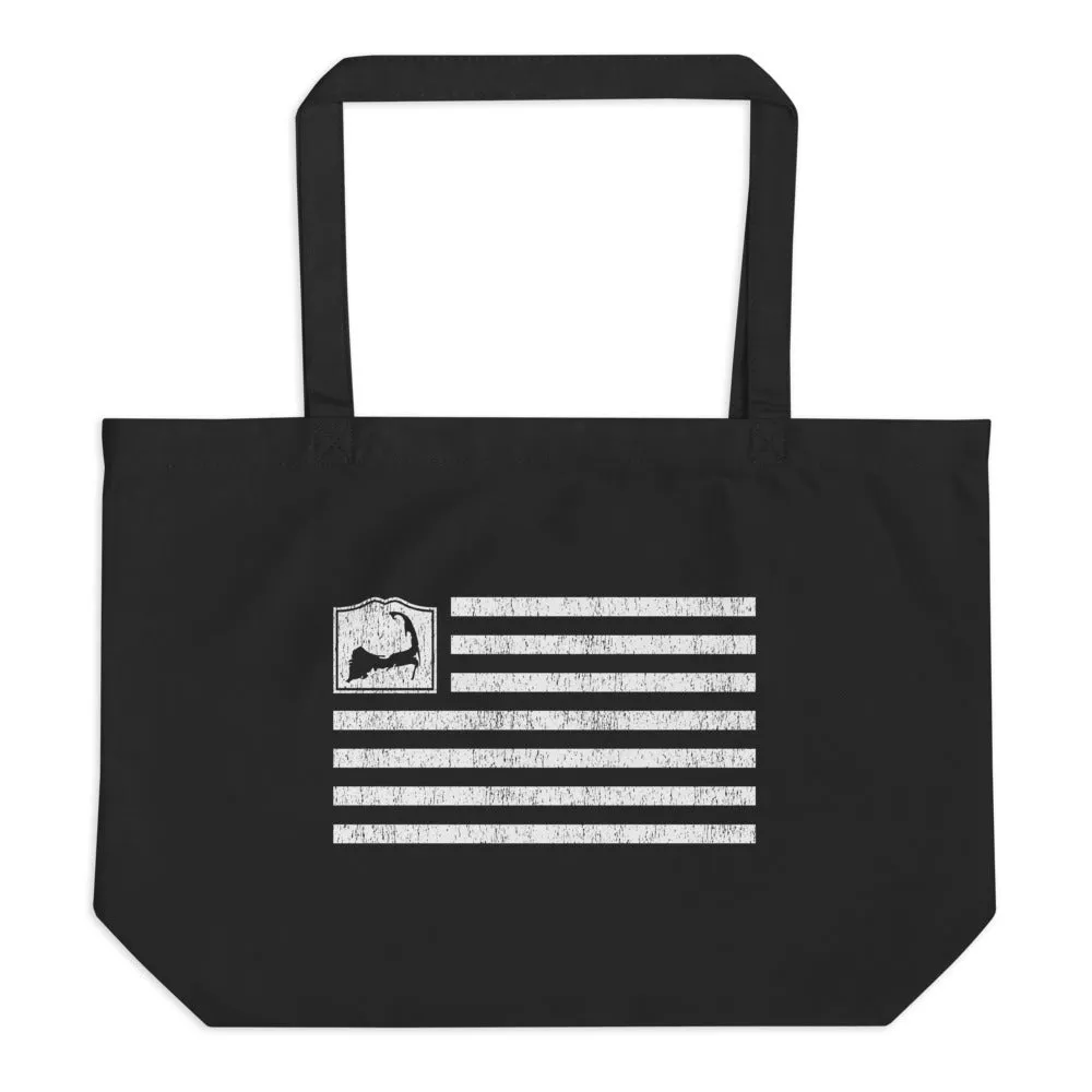 Cape Cod Flag Large Tote Bag