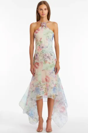 Carly Floral Midi Dress by Amanda Uprichard - RENTAL