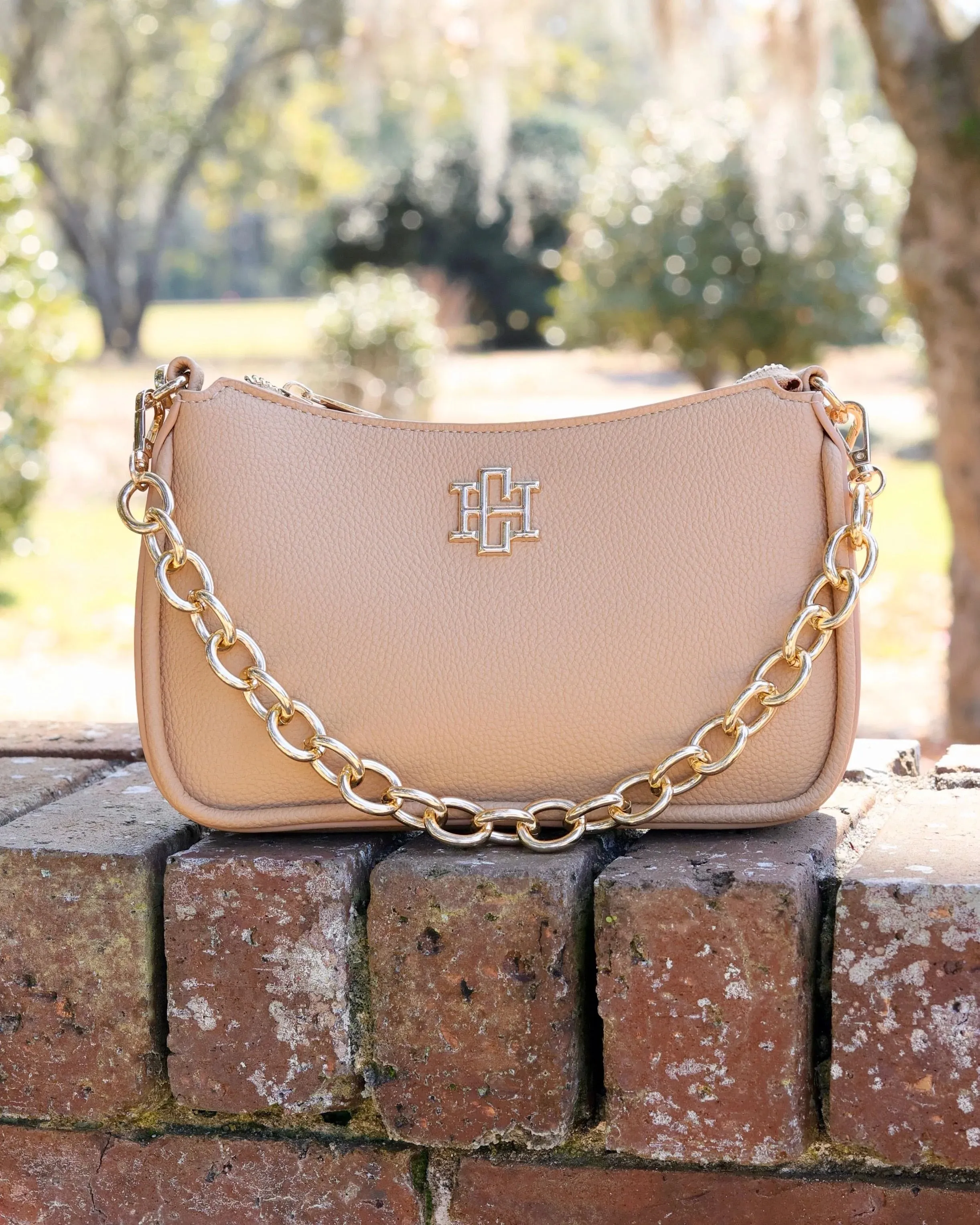 Caroline Hill Joan Crossbody Tan