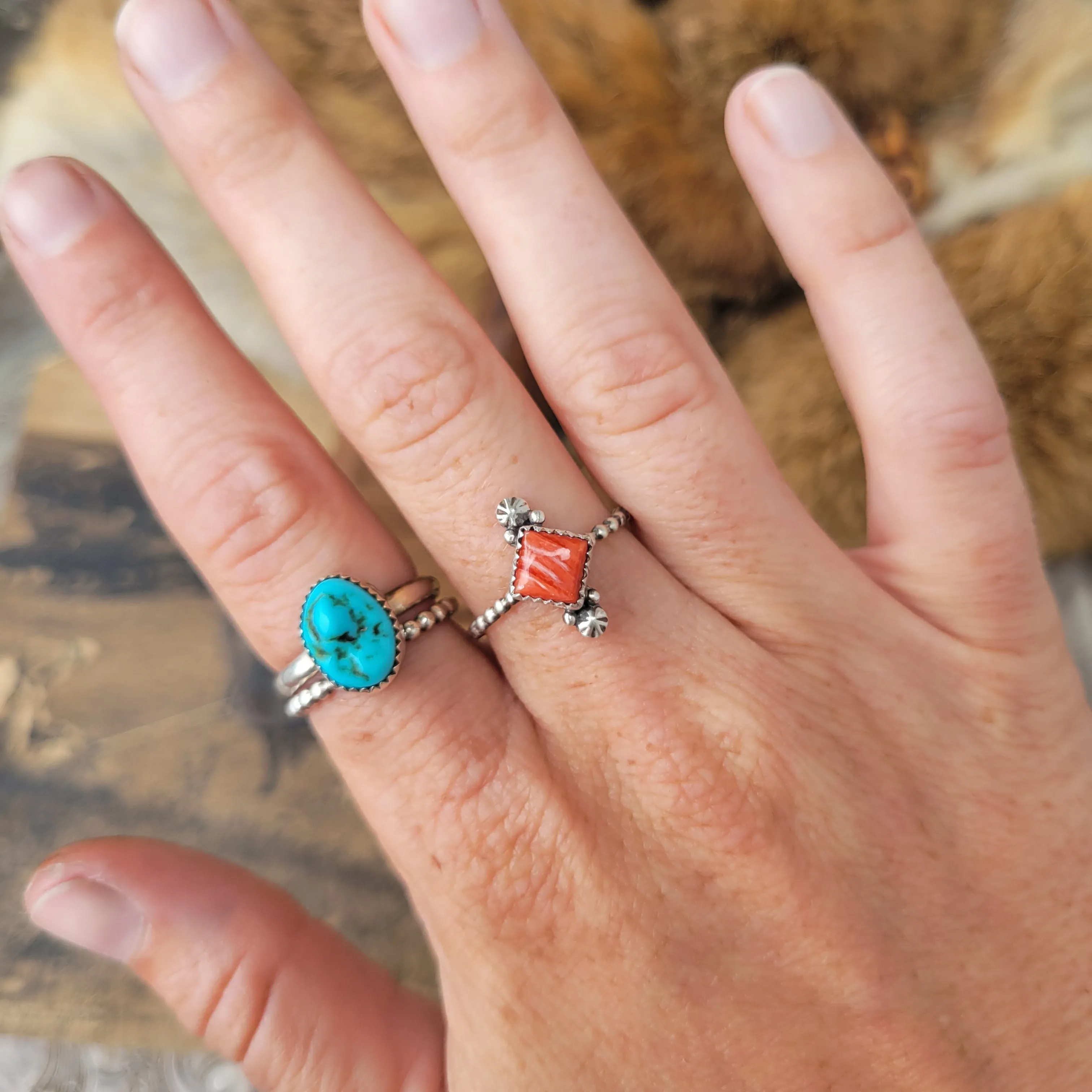 Cayenne Diamond Ring - sz 7.5