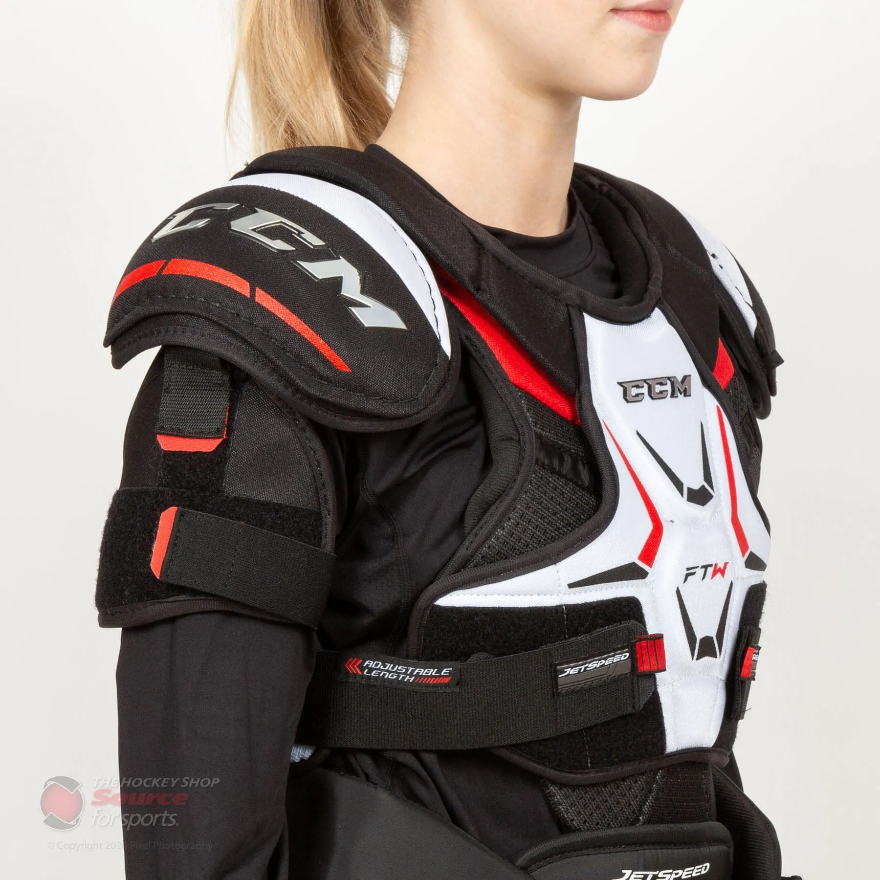 CCM Jetspeed FTW Womens Hockey Shoulder Pads - 2022
