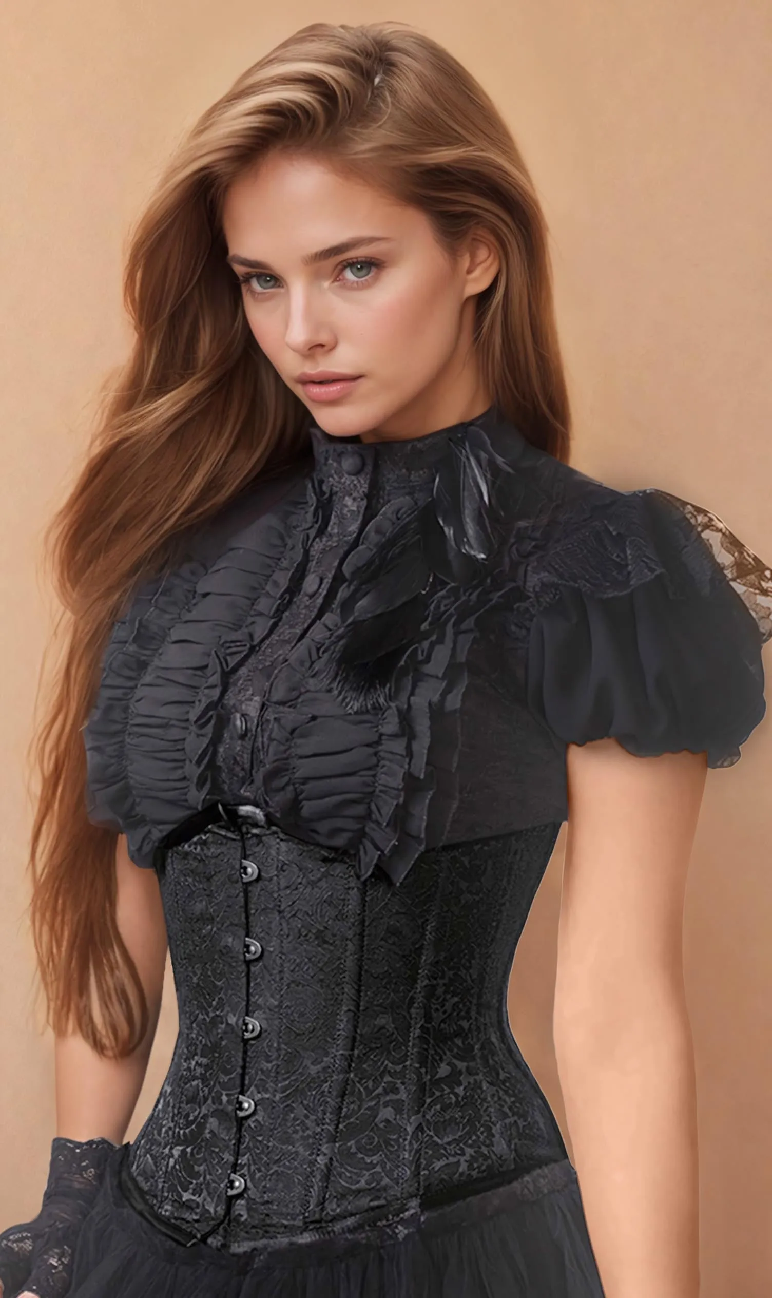 CD-187 - Brocade Underbust Corset
