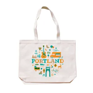 (CHAD GERAN) RETRO PORTLAND TOTE