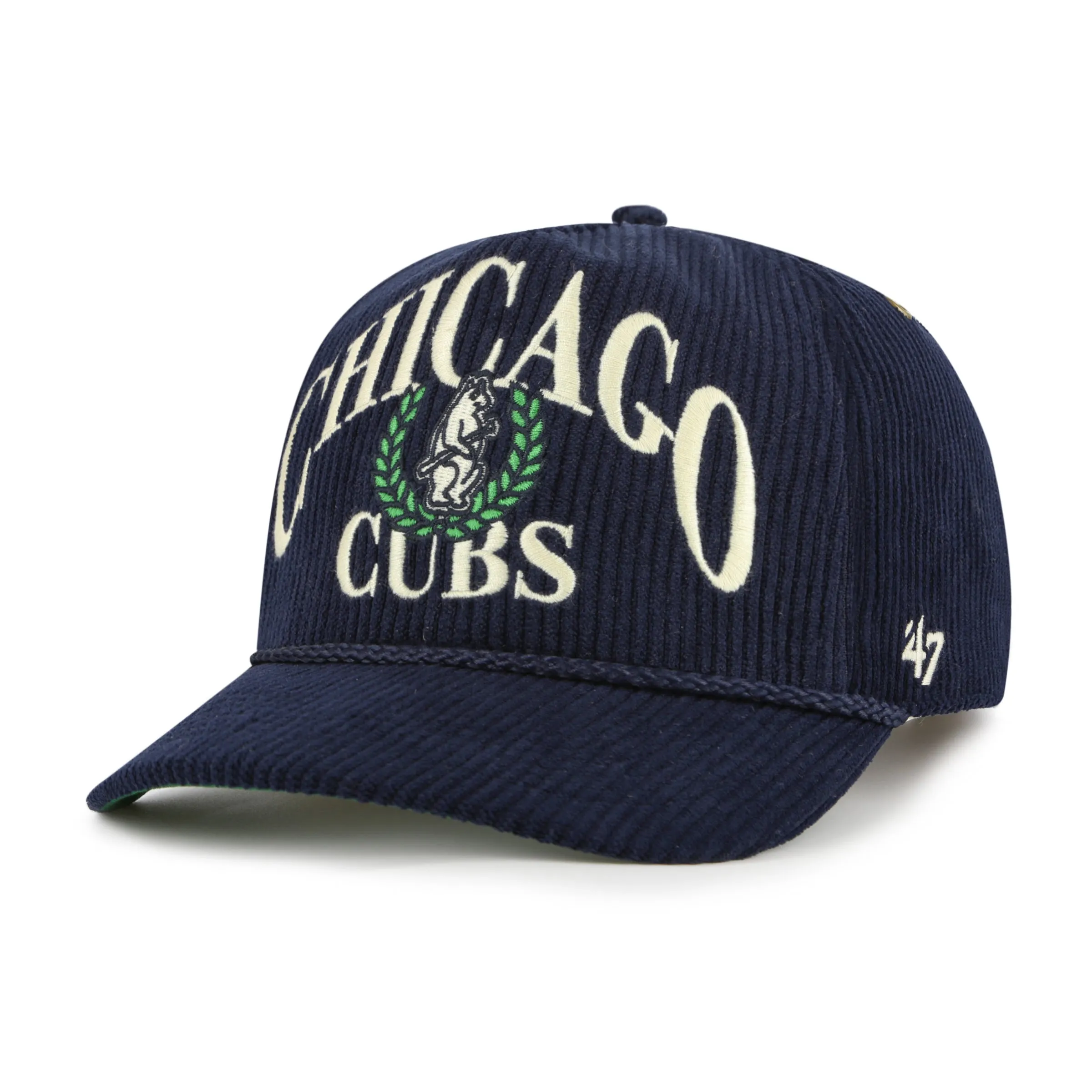 CHICAGO CUBS COOPERSTOWN PITCHOUT ROPE '47 HITCH