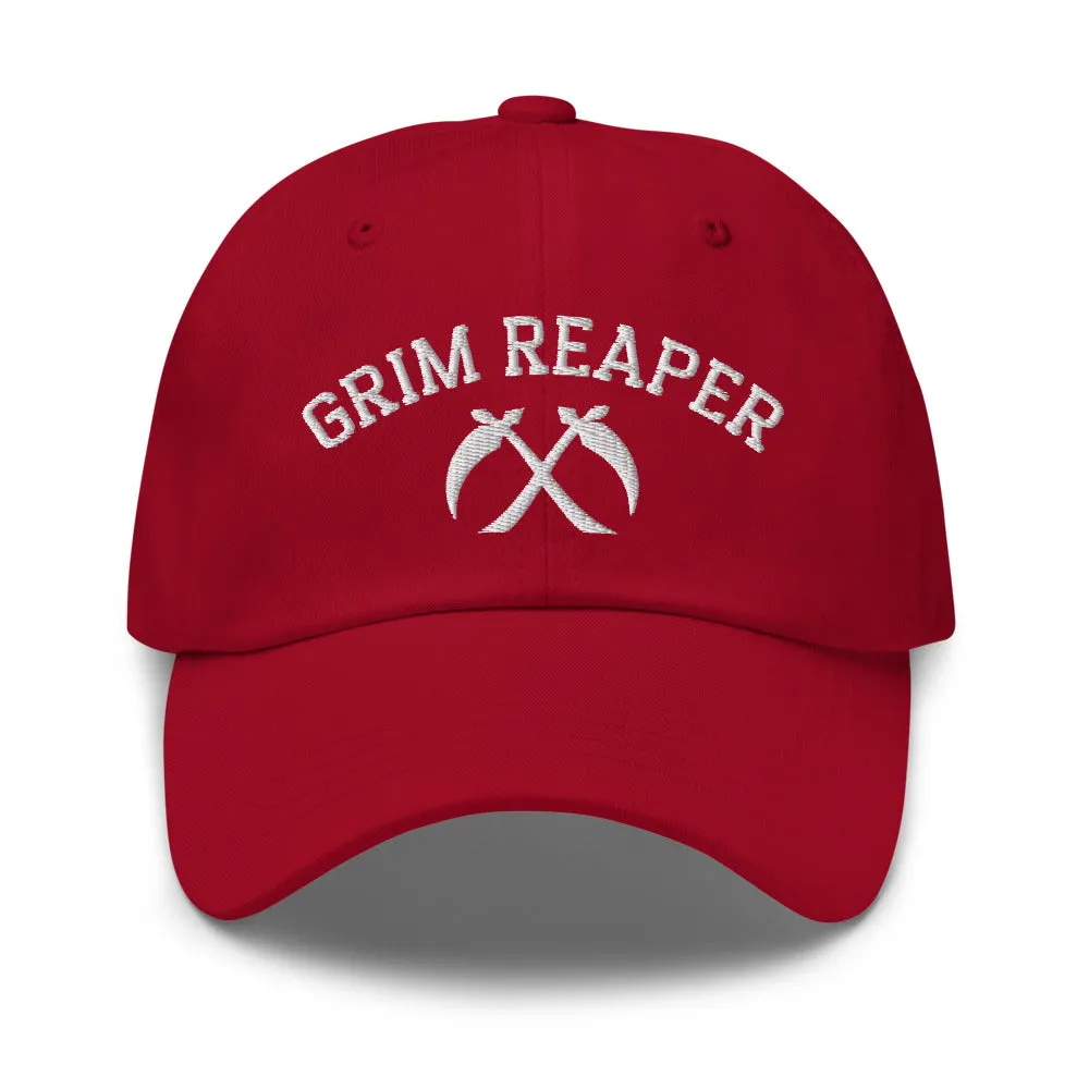 Chiefs Grim Reaper Dad Hat, 13 Seconds Chiefs Embroidered Hat