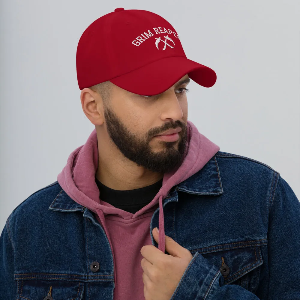 Chiefs Grim Reaper Dad Hat, 13 Seconds Chiefs Embroidered Hat