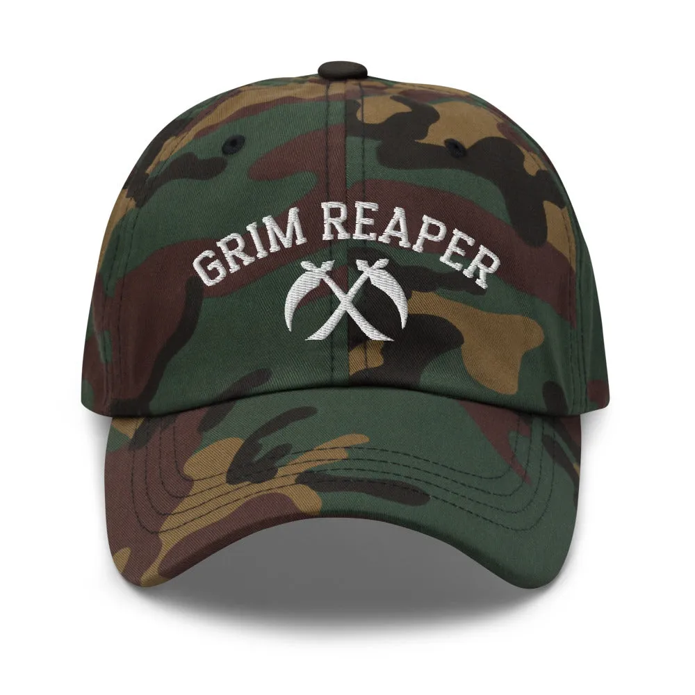 Chiefs Grim Reaper Dad Hat, 13 Seconds Chiefs Embroidered Hat