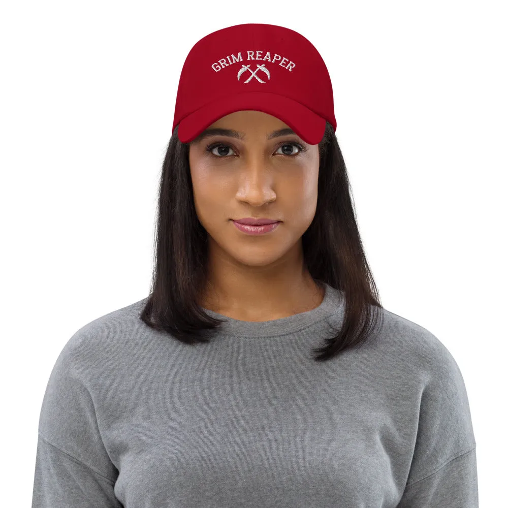 Chiefs Grim Reaper Dad Hat, 13 Seconds Chiefs Embroidered Hat