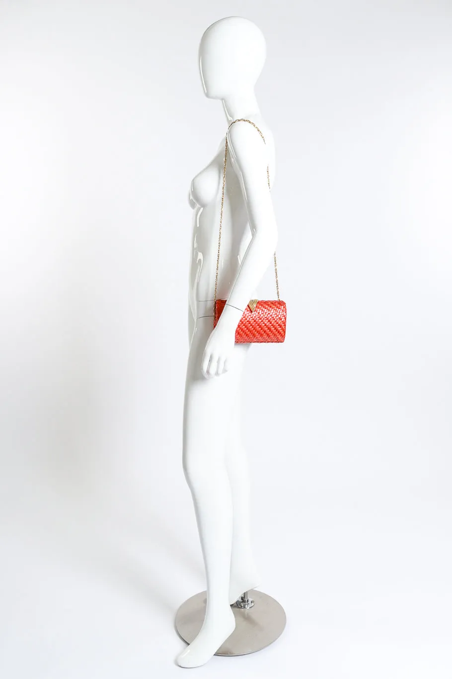 Chilli Red Shoulder Clutch