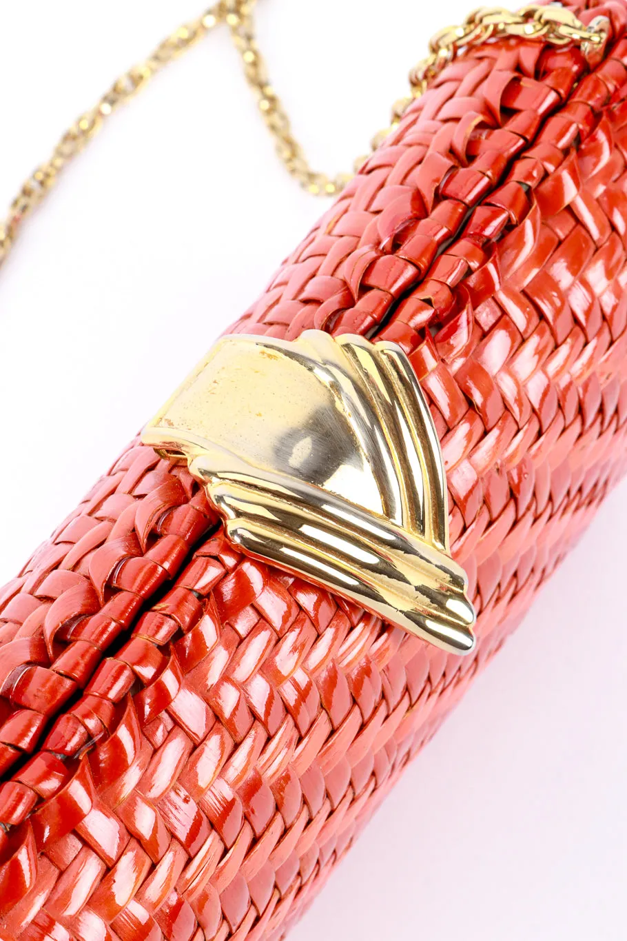 Chilli Red Shoulder Clutch