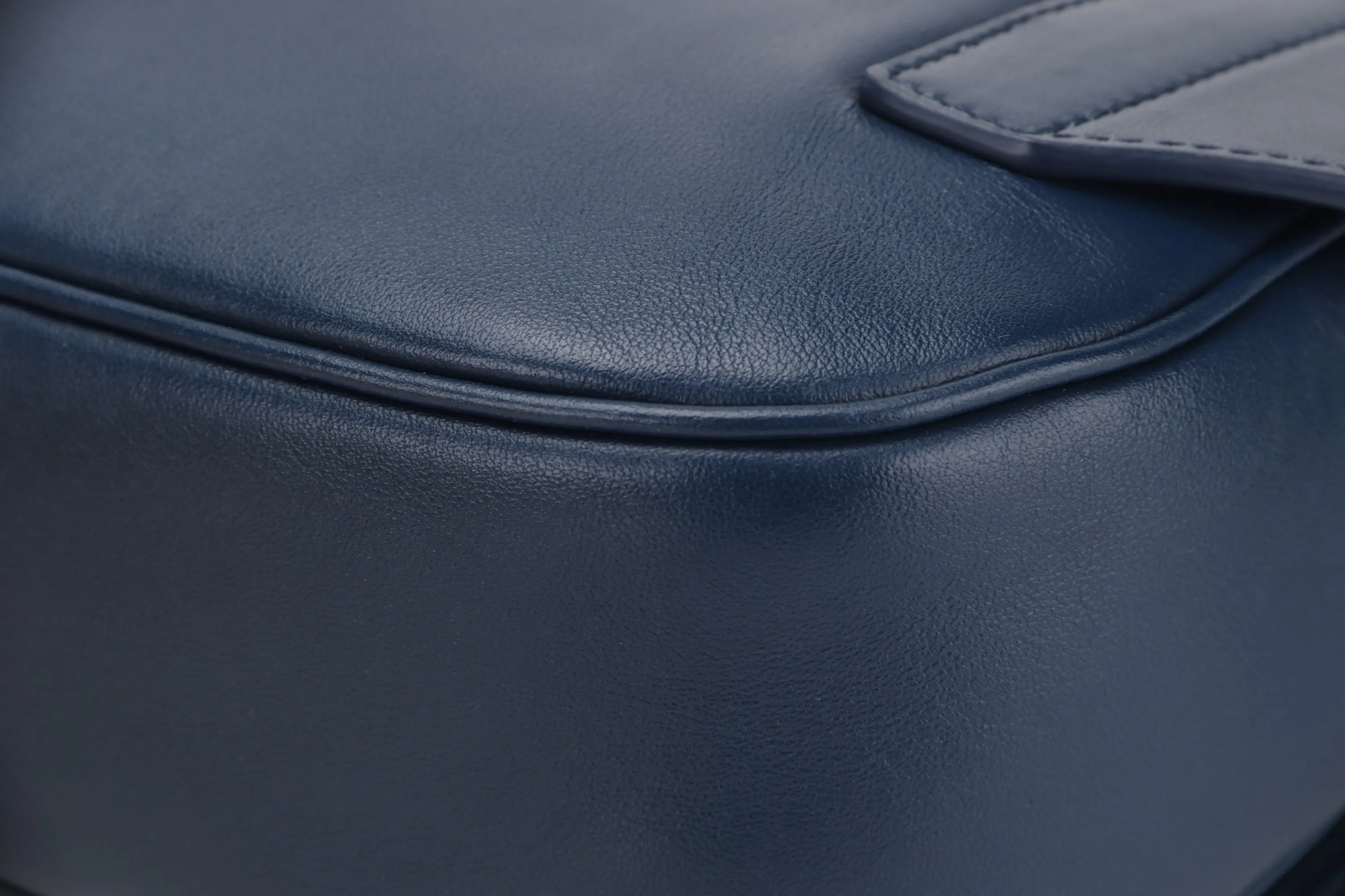 CHRISTIAN DIOR WORLD TOUR SADDLE BELT BAG (21BO.0241) DIOR HOMME OBLIQUE MONOGRAM & SGN NAVY BLUE GALAXY CALF LEATHER BRUSH SILVER HARDWARE, WITH DUST COVER
