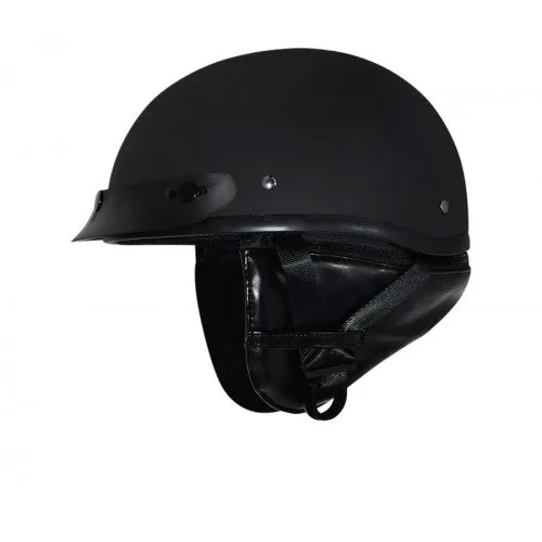 Classic Dot 1/2 Beanie Zip Off Helmet Dull Black