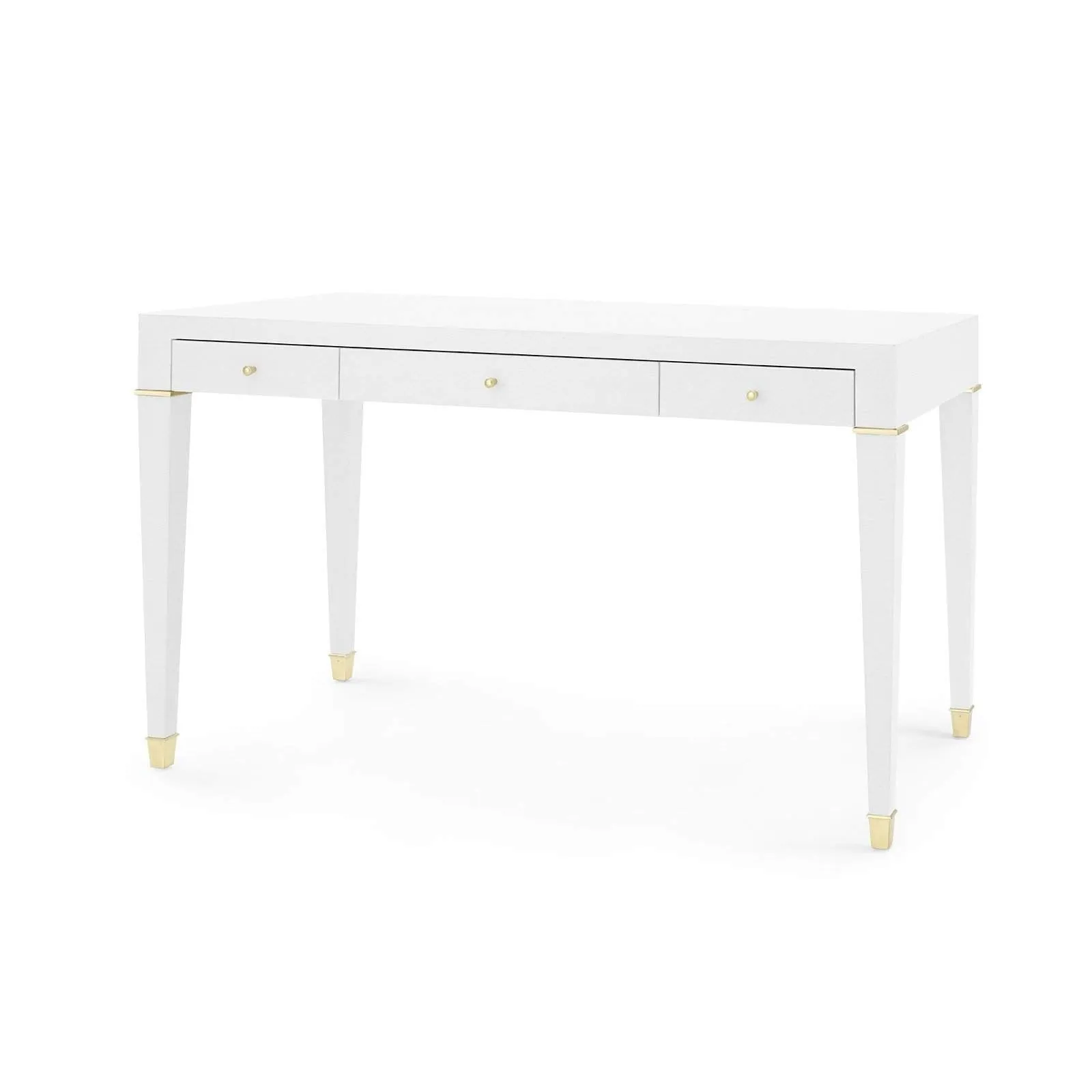 Claudette Desk / Cream, Brass