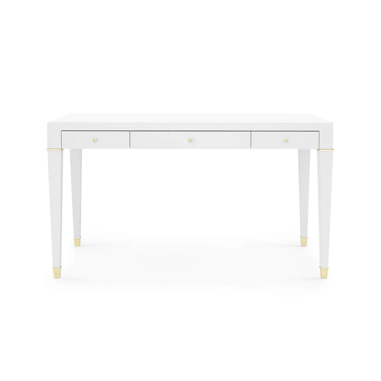 Claudette Desk / Cream, Brass