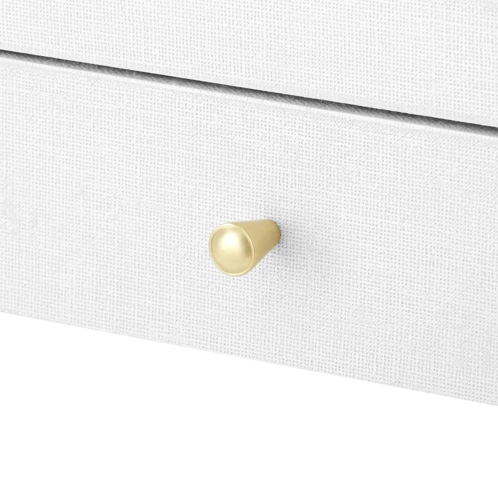 Claudette Desk / Cream, Brass
