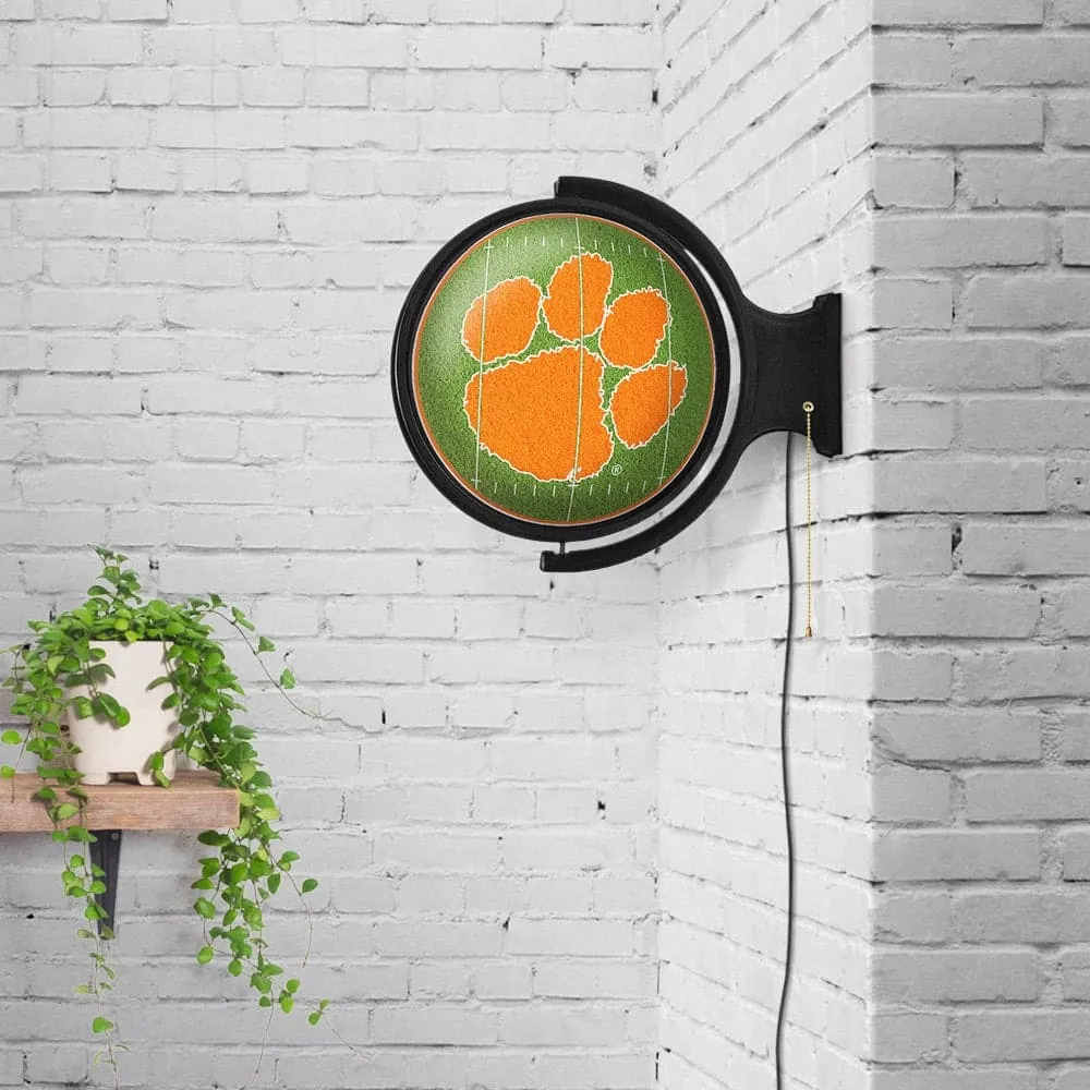 Clemson Tigers: On the 50 - Rotating Lighted Wall Sign