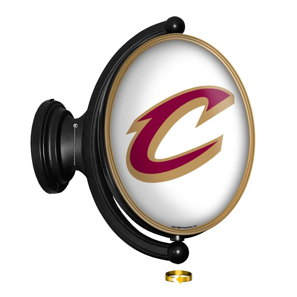 Cleveland Cavaliers: Original Oval Rotating Lighted Wall Sign