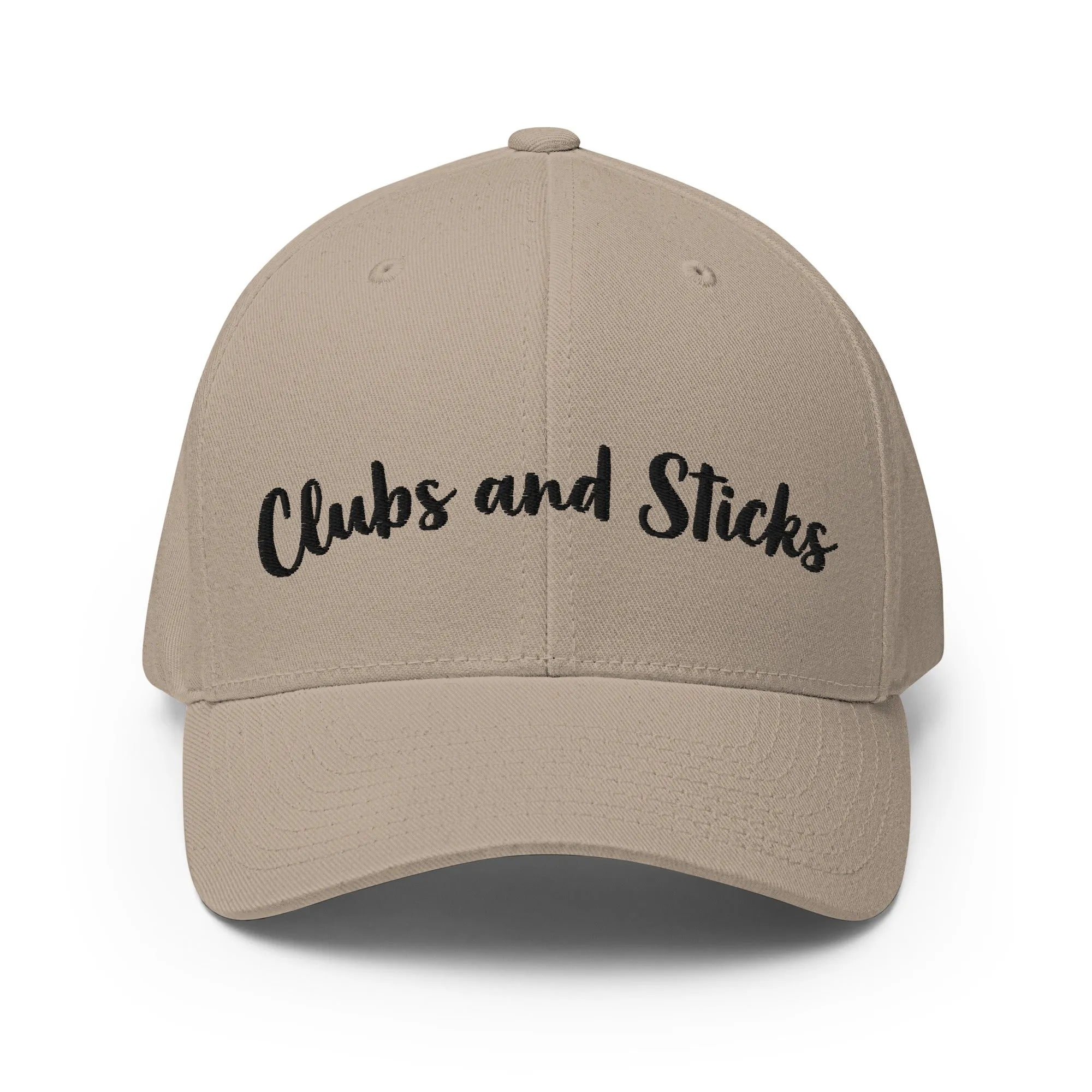 ClubsandSticks Structured Twill Cap