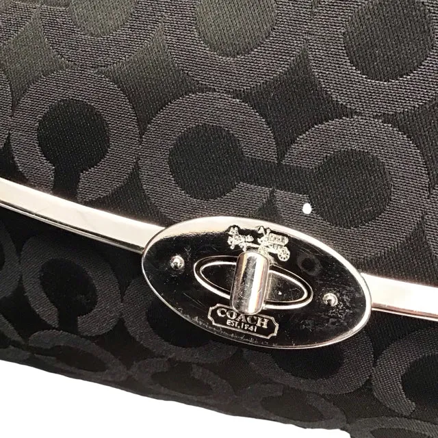 Coach Signature Madison Black Shoulder Bag