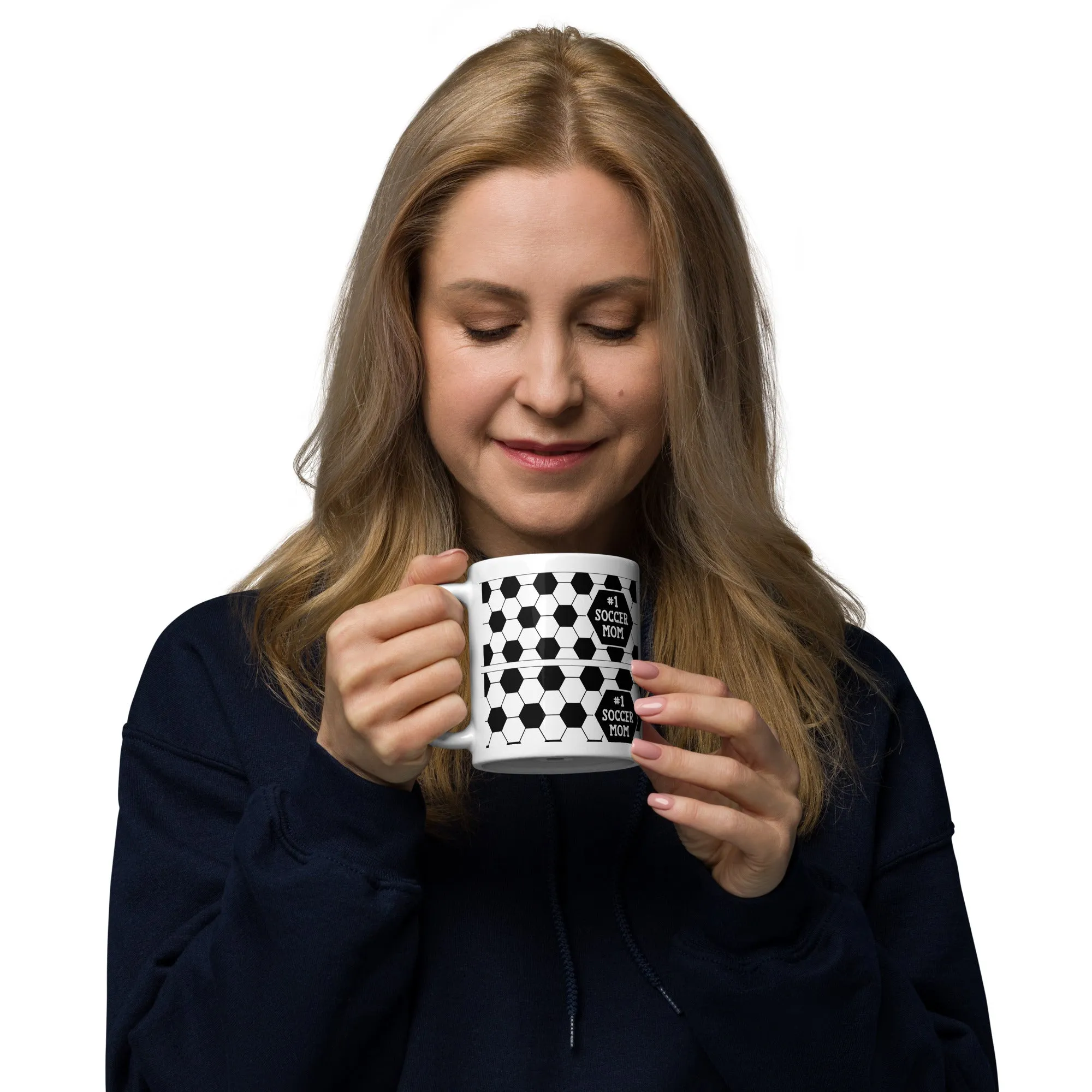 Coffee Cup, White glossy mug, Soccer Mom Cup, Tea, Gift for Her, Gift for Him