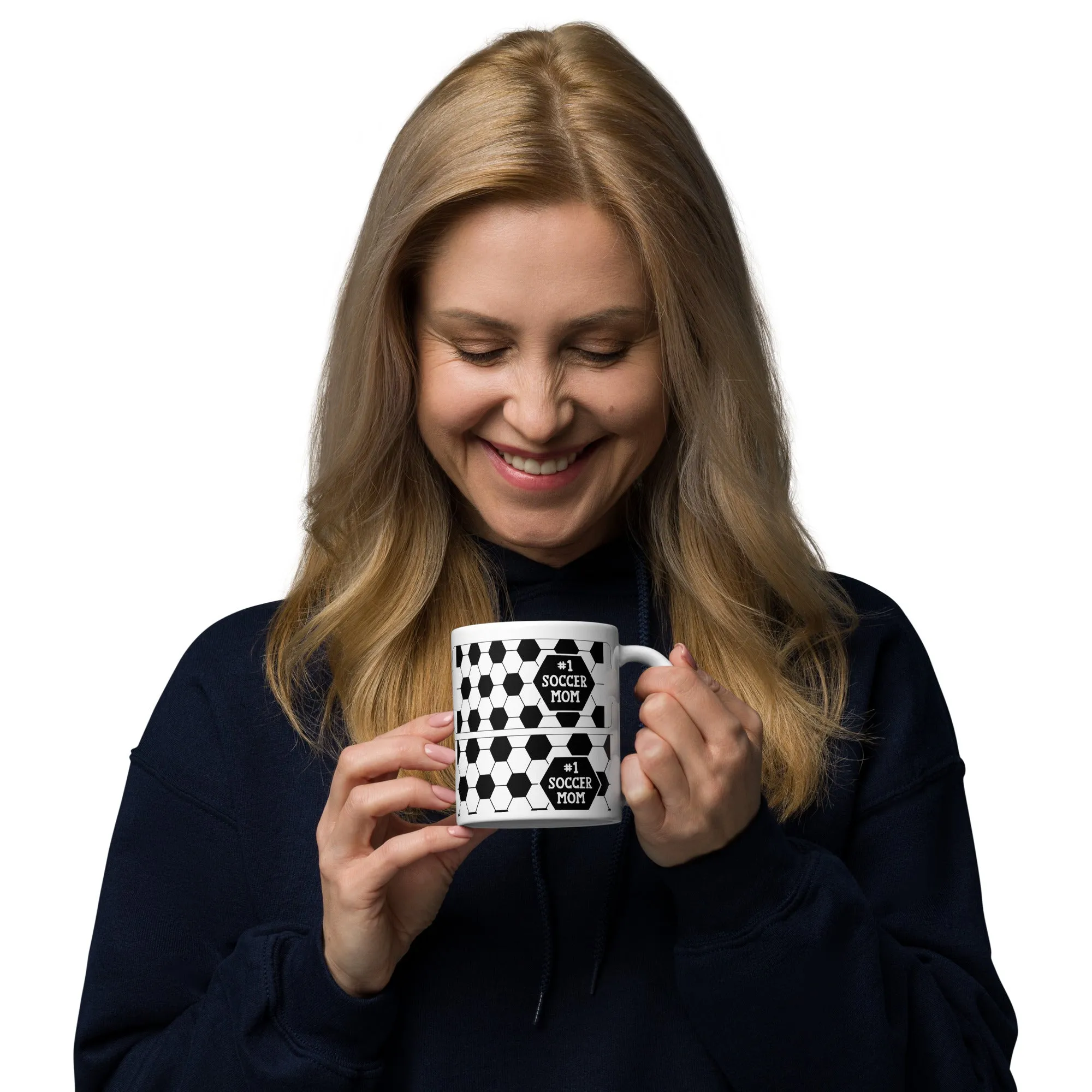 Coffee Cup, White glossy mug, Soccer Mom Cup, Tea, Gift for Her, Gift for Him