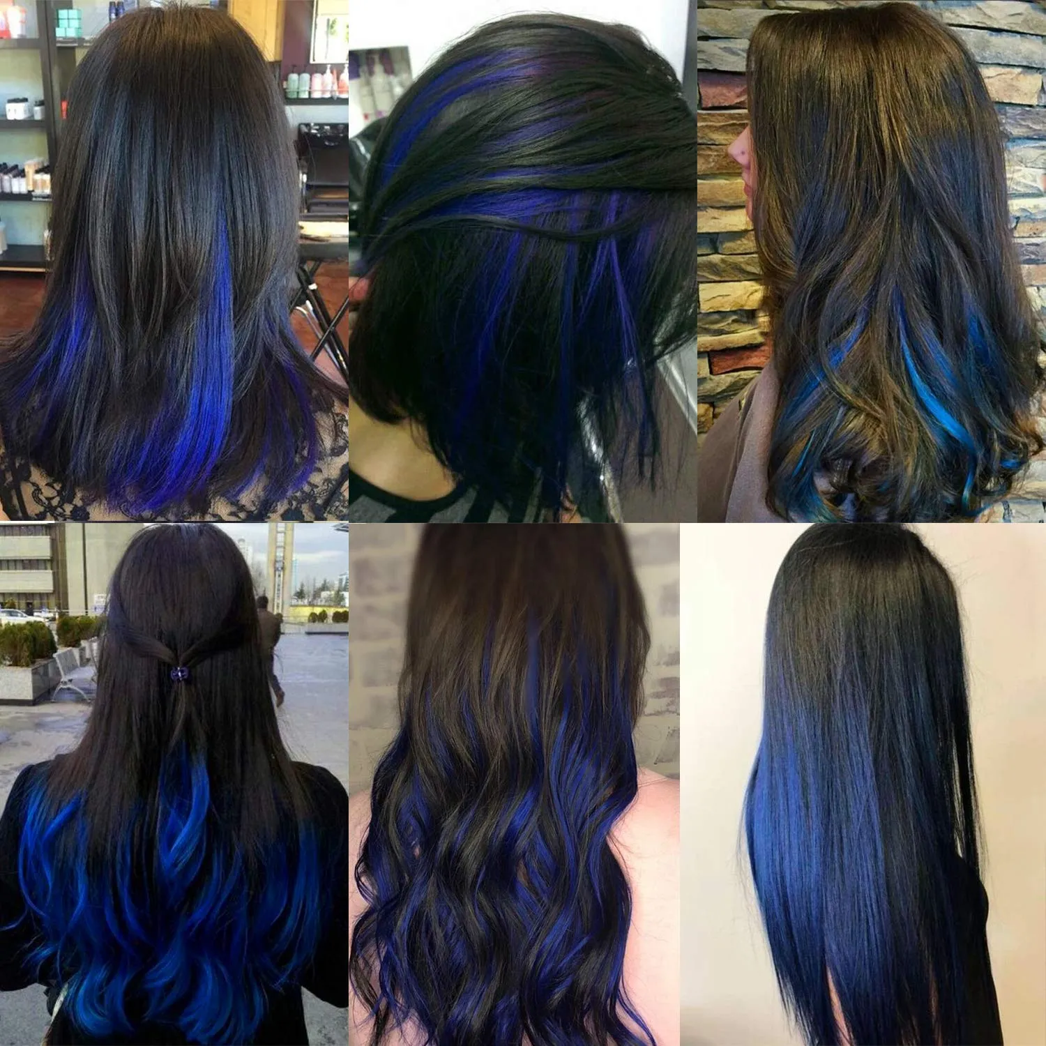 Colorful Clip In Hair Extensions(10 Piece)
