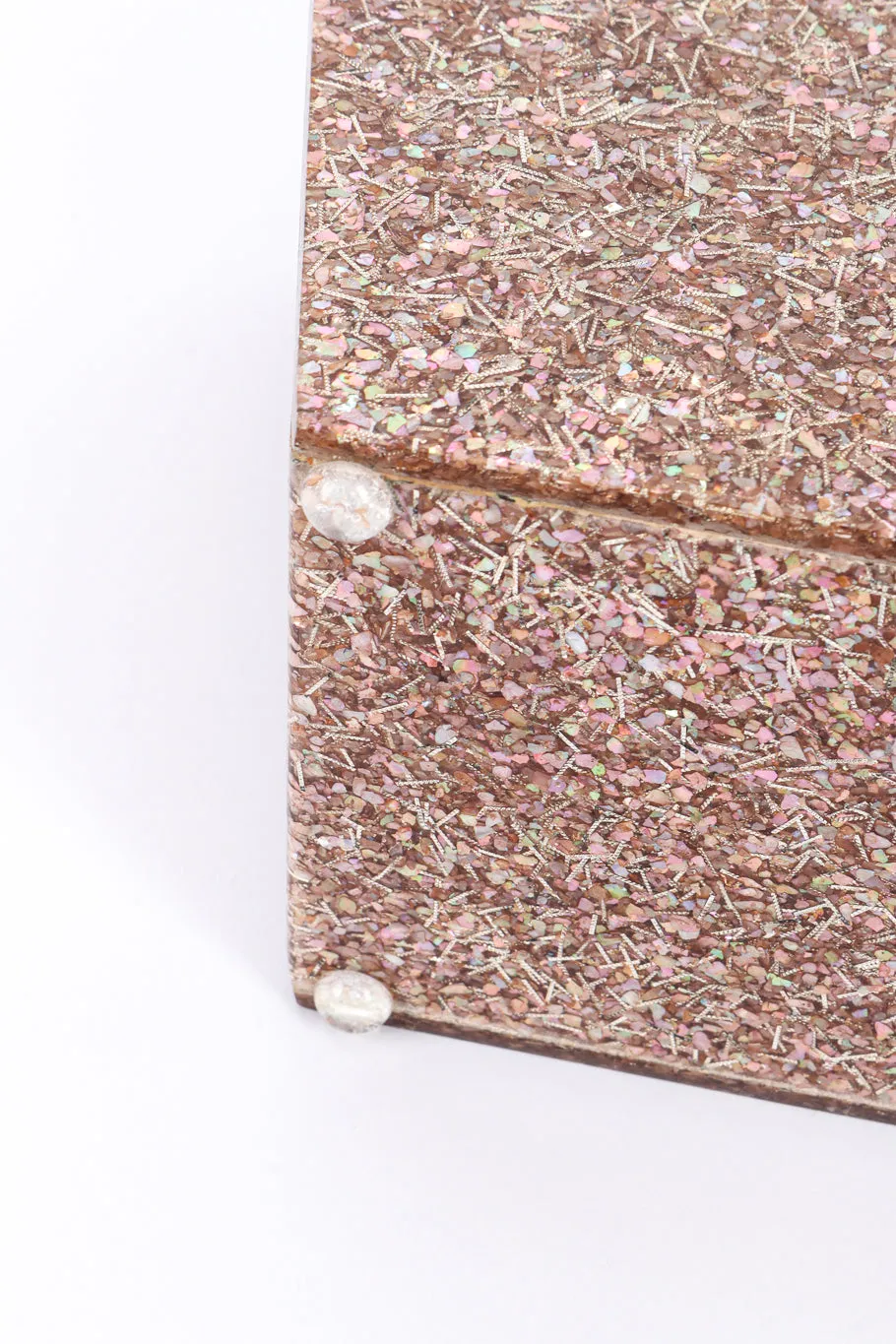 Confetti Lucite Box Bag