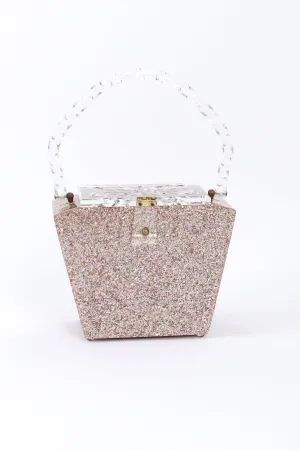 Confetti Lucite Box Bag