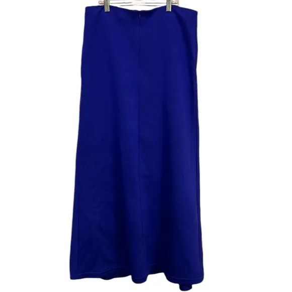 COS Cut-Out Long Jersey Skirt Royal Blue. Size M