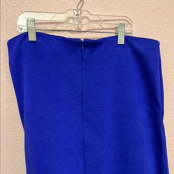COS Cut-Out Long Jersey Skirt Royal Blue. Size M