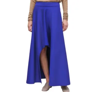 COS Cut-Out Long Jersey Skirt Royal Blue. Size M