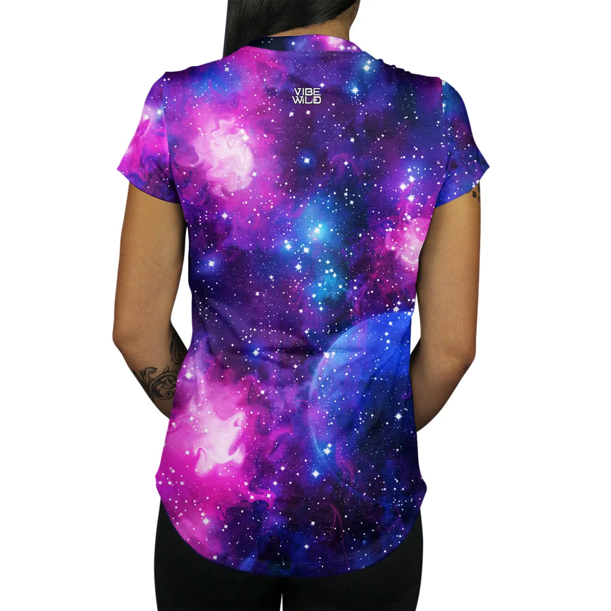 Cotton Candy Galaxy Women's Tee