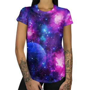 Cotton Candy Galaxy Women's Tee