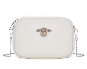 Cream Bee Bag
