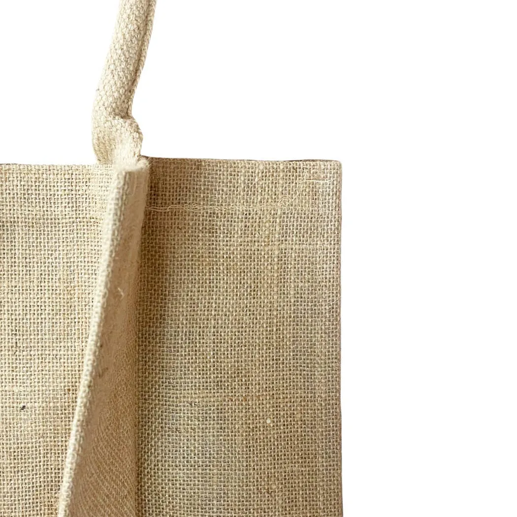 Creek Retreat Burlap Tote Bag