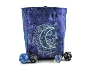 Crescent moon dice bag