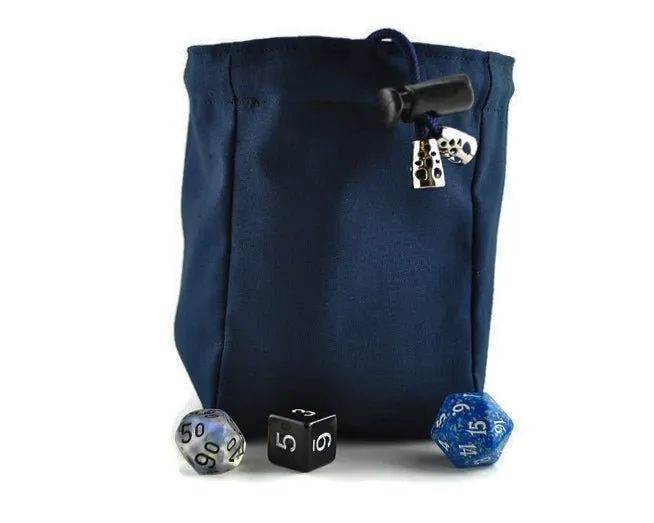 Crescent moon dice bag