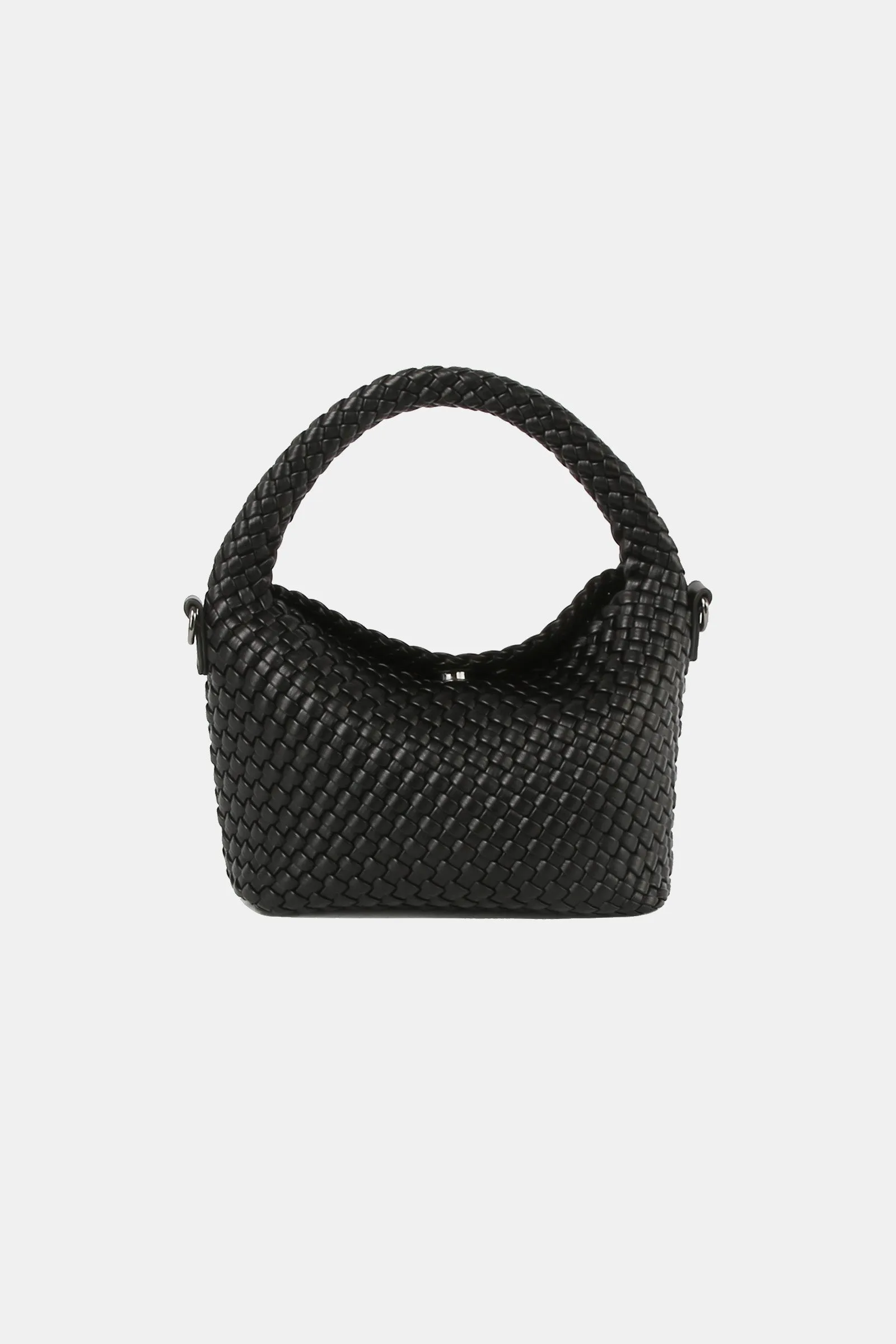 CROSSBODY  BAG (TWIST BRAIDED SOFT STRUCTURE)  BLACK