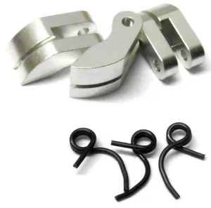 CS183S 1/8 Scale Nitro Engine 3 Shoe Aluminium Alloy Clutch with Spring Silver