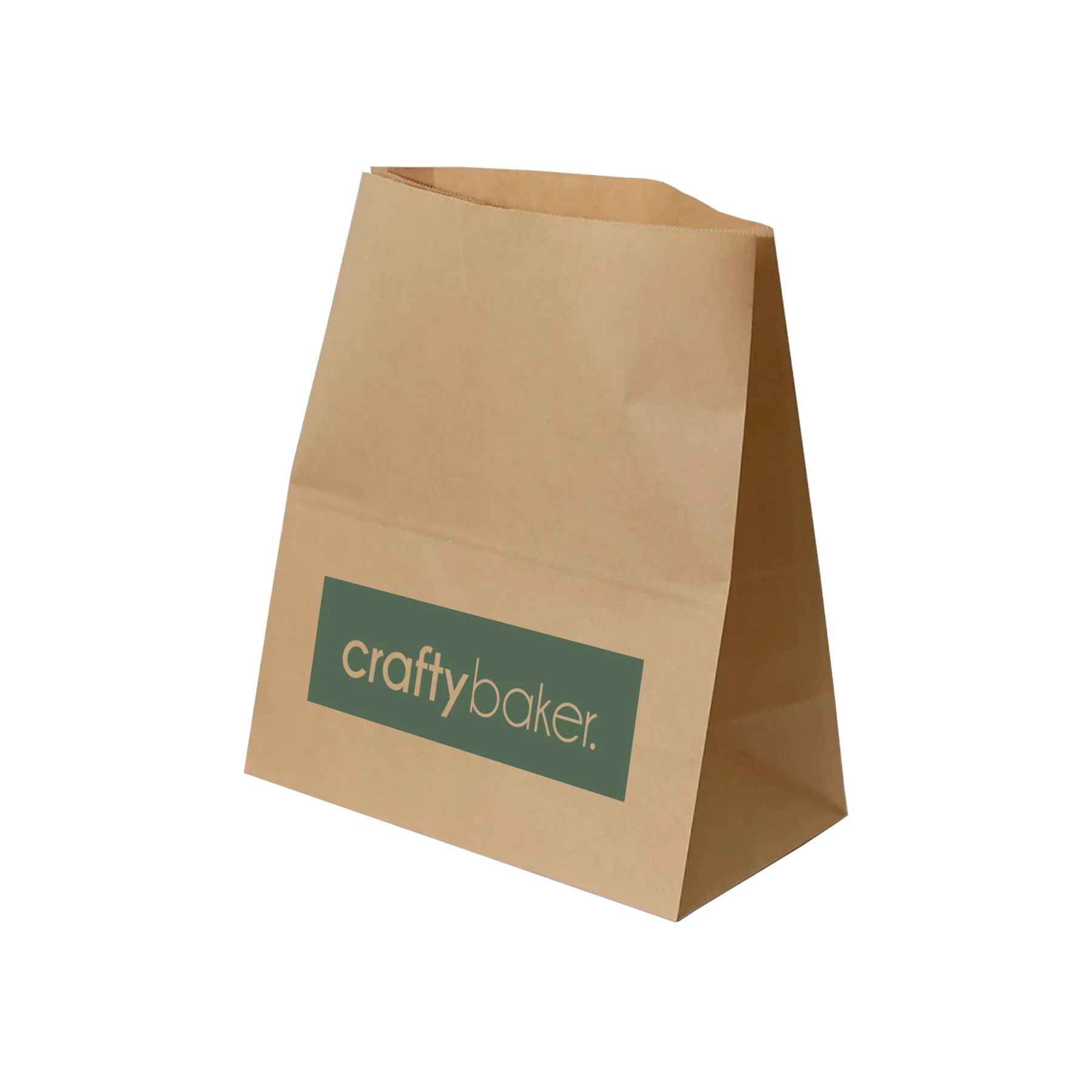 Decent - Kraft - Crafty Baker - Flat Bottom Bag